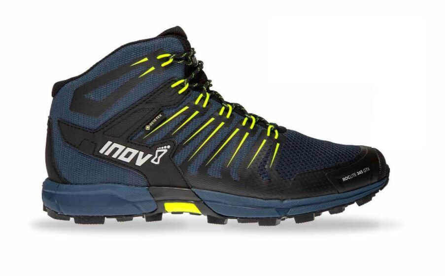 Inov-8 Roclite G 345 Gtx Mens Hiking Boots Navy/Yellow Philippines 81209FQTY